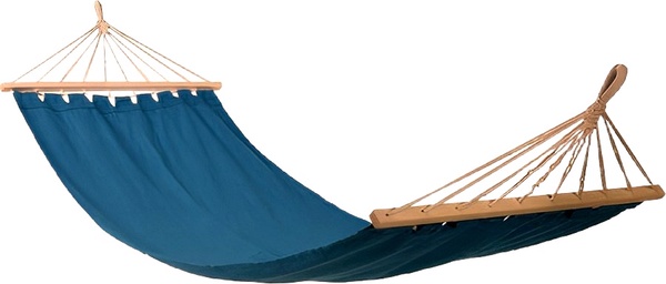 Hamaca Colgar Arbol Rayas 200x80 Azul